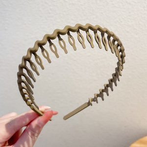 Wholesale Supply Non Slip Wavy Hair Accessories <b>Headband</b> Plastic Tooth <b>Face</b> <b>Wash</b> Comb Pearl Hair Hoop Hairbands <b>for</b> Women - Product Image 5