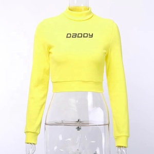 Sudadera de tela de alta calidad para mujer, sudadera con logotipo personalizado para mujer, sudadera con diseños personalizados propios - Product Image 1