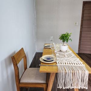 Customizable Bohemian Vintage Embroidered Macrame <b>Table</b> <b>Runner</b> Handmade Luxury Cotton Woven JNC Macrame Decor Wedding <b>Table</b> - Product Image 3