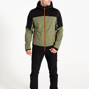 Veste coupe-vent solide Softshell d'extérieur pour hommes fournisseur du Pakistan pour la vente en gros de vestes pour hommes de grande taille - Product Image 5