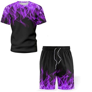 Conjunto de pantalón corto personalizado para hombre, conjunto de dos piezas, alta calidad, sublimación, nuevo diseño, para correr, verano, venta al por mayor - Product Image 6