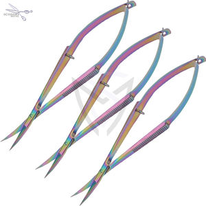 Tijeras de Acero Inoxidable con Microresorte para el Cuidado de las Uñas, Calidad Profesional, OEM, Logotipo Personalizado, Curvadas - Product Image 5