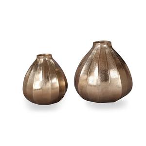 Nueva decoración de suelo de boda, florero con acabado de Metal, centros de mesa de restaurante, jarrones decorativos de mesa y suelo - Product Image 2