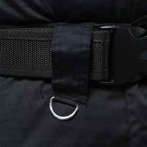 Uniformes de guardia de seguridad de diseño táctico de alta calidad, conjunto negro, proveedor de verano al aire libre para hombres, fabricante de uniformes, negro sólido - Product Image 4