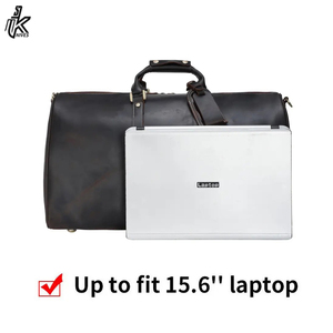 Sac de voyage en cuir véritable Crazy Horse à prix promotionnel, sac de voyage en cuir véritable - Product Image 5