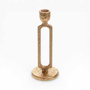 Modern Gold Metal Candle Holders <b>Set</b> With <b>Square</b> Base For Contemporary Unique Decoration - Product Image 5