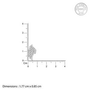 Pendientes de plata con alas brillantes de la colección Wings of Wonder - Product Image 4