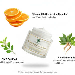 Crème Visage Blanchissante 50ml, Formule Naturelle Éclaircissante pour le Teint, Correcteur de Taches Brunes, OEM Marque Privée Italie RedMoringa Soins Corporels - Product Image 3