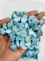 Prix de gros Pierres de gravier naturelles de qualité AAA, Cristaux de turquoise, Pierres de quartz roulées, Pierres de palmier, Décoration en pierres précieuses, Personnalisé