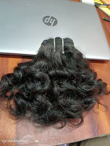 Extensions de cheveux humains bruts alignés sur les cuticules vierges du temple indien Paquets ondulés bouclés de couleur naturelle directement de fournisseurs fiables - Product Image 2