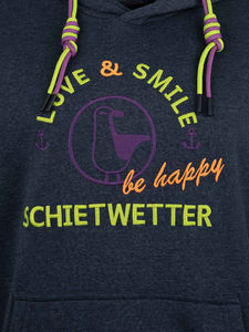 500 Gsm 100% coton broderie hiver fermeture éclair polaire poids lourd hommes sweat à capuche Streetwear - Product Image 3