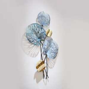 Stylish Handcrafted Metal Leaves <b>Wall</b> Hanging Modern Iron Art Decoration Perfect <b>for</b> Living Room <b>Bedroom</b> and Home Interiors - Product Image 2