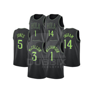 Prix spécial 2024-25 Nouveau maillot de basket-ball de la Nouvelle-Orléans de haute qualité Logo personnalisé cousu Uniforme d'équipe brodé - Product Image 3
