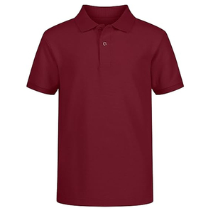 Polos personalizados transpirables con logotipo bordado para hombres Polo de manga corta - Product Image 1