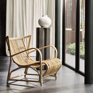 New Release Wicker Rattan Lounge Chair Vintage Design Rattan Relaxing Chair for Home <b>Outdoor</b> Garden - Product Image 3