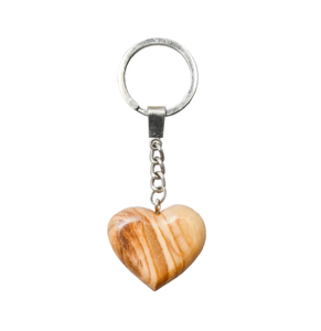 Vente en gros de porte-clés en bois massif porte-clés en bois personnalisés avec anneau pour Offre Spéciale de pièce de design en forme de coeur - Product Image 4