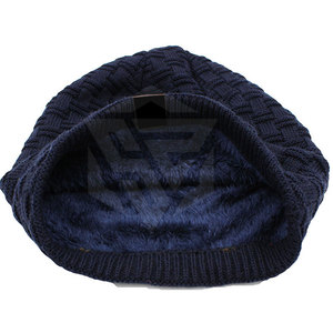 Custom Logo Jacquard 100% Acrylic Winter Season Warm <b>Knitted</b> <b>Beanie</b> Hat Plain Dyed <b>Beanies</b> - Product Image 5