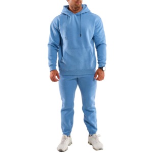 Ensemble de survêtements en polyester décontractés personnalisés pour hommes, vêtements de sport à capuche de jogging vierges avec conception cargo pour l'hiver - Product Image 6