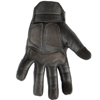 Guantes tácticos resistentes a cortes de fuerzas especiales Tela de aramida con palma de cuero de cabra y refuerzo de Palma de impresión digital
