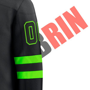 Maillot de hockey sur glace sublimé professionnel de qualité supérieure fabriqué par Sibrin Factory, nom d'équipe personnalisé, numéro, 100% polyester, maillot de ligue - Product Image 4