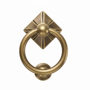 Tocador de Puerta de Latón de Diseño Clásico, Acabado en Oro Antiguo, Herraje para el Hogar, Hotel, Muebles, Herramienta Decorativa para Puerta - Product Image 1