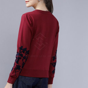 Sweat à capuche polaire à manches longues pour femme avec logo frontal, en mélange respirant polyester/coton - Product Image 4