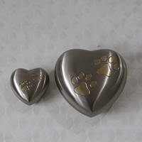 Urna Funeraria Biodegradable Ecológica Personalizable de Alta Calidad con Forma de Corazón, Estilo Americano para Adultos y Bebés, Monumento para Mascotas