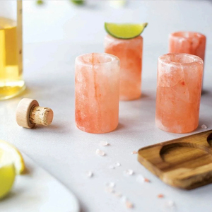 Haute qualité 1 pièces grand pot en verre sculpté fleur himalayen sel poivre artisanat naturel élégant décoration de la maison en gros bas prix - Product Image 5