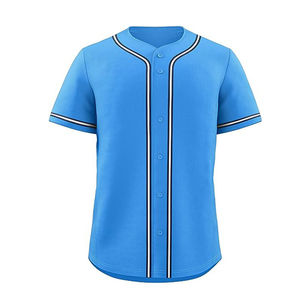 Venta directa de fábrica Jersey de béisbol de alta calidad transpirable hecho a medida con nuevo diseño 100% poliéster de secado rápido - Product Image 1