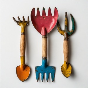 Pulvérisateur d'arrosage en fer décoratif dans la fonctionnalité de mélange de travail manuel d'artisan de vernis de patine avec le charme rustique pour le jardin saisonnier - Product Image 5