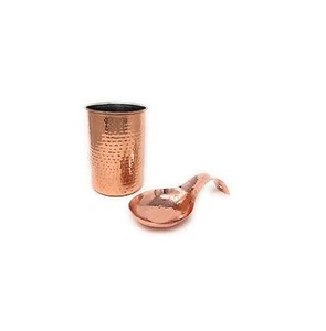 Portacucharas de cobre y reposacucharas y apto para lavavajillas Espátula resistente Portacucharas de cobre - Product Image 4