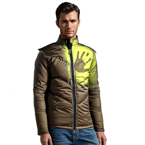 Chaqueta de Invierno de Alta Calidad con Cambio de Color Sensible al Calor, con Capucha, Corte Ajustado, Impermeable, con Logotipo Frontal y Sensor de Temperatura - Product Image 3