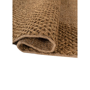 พรมทอสีแดงและสีส้มแบบเรียบจาก Nomadic Threads ทำจากปอกระเจาและป่าน สำหรับตกแต่งบ้าน รุ่น PDJT-805 - Product Image 2