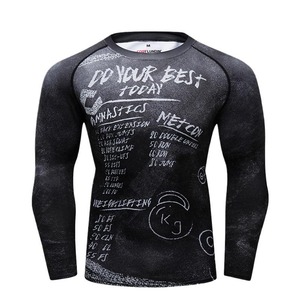 Sublimado Rash Guard Full-Color All-Over Print UPF 50 + Protección solar Tela de secado rápido - Product Image 5