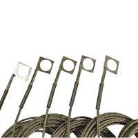 Sensor PT100 de Clase B, Sonda de Temperatura RTD de Platino de Alta Precisión de 3 Cables