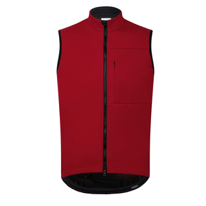 Gilet de cyclisme coupe-vent sans manches pour hommes avec logo personnalisé gilets de cyclisme légers et respirants à bas prix - Product Image 1