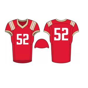 ชุดอเมริกันฟุตบอลแบบเรียบชื่อทีมและหมายเลขสำหรับผู้ใหญ่เสื้ออเมริกันฟุตบอลสไตล์ใหม่ - Product Image 5