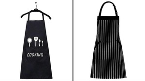 Delantales de cocina de lona de algodón duraderos con correas ajustables para un ajuste cómodo múltiples bolsillos para almacenamiento puntadas reforzadas - Product Image 5