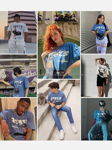 Unisex เสื้อยืดกราฟิกโอเวอร์ไซส์ผู้ชาย, เสื้อฮาราจูกุลำลองเสื้อ100% ผ้าฝ้ายแห้งเร็วเสื้อเชิ้ตตัวยาวพิมพ์ลายฮิปสเตอร์ - Product Image 4