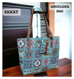 Popular Stylish Women Vintage PU Leather Shoulder <b>Bags</b> Large Ethnic <b>Tote</b> Handbag Travel Case Casual Shopping <b>Bag</b> Chains - Product Image 4