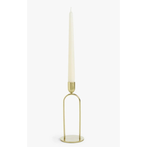 Ensemble de 3 bougeoirs coniques en laiton doré, style vintage moderne, décoratifs pour table à manger et décoration intérieure - Product Image 5