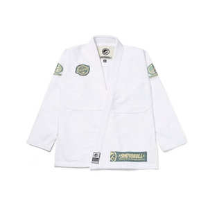 2025 Unisex Storm Kimono blanco personalizado y Brazillion Bjj Gis Pakistán Base de fábrica de alta calidad Gis y uniforme bordado - Product Image 1