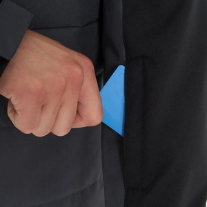 Combinaison de ski d'hiver décontractée pour hommes col montant imperméable à l'eau Sports de montagne en plein air doublure polaire chaude toile poche avant zippée - Product Image 4