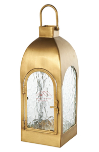 Farol de Metal Alto Hecho a Mano con Acabado Negro Mate, Faroles de Metal Decorativos para Bodas - Product Image 4
