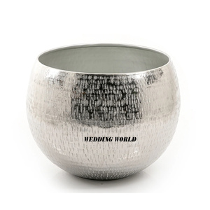 Vase à fleurs en métal martelé, excellente qualité, fait main, pot à fleurs classique et élégant, nouveau vase à fleurs - Product Image 5