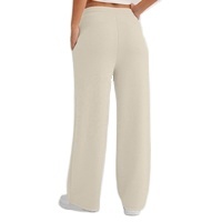 Vente en gros de pantalons décontractés minces et respirants avec logo personnalisé pantalons d'été pour femmes pantalons de sport pour femmes - Product Image 4