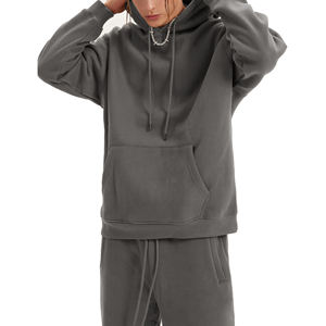 Ensemble survêtement et sweat-shirt sur mesure en gros, design streetwear surdimensionné, molleton de coton de haute qualité pour hommes - Product Image 5