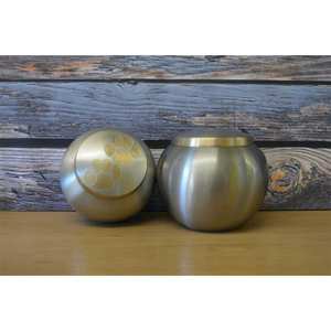 Premium Aluminum Cremation Urn for Human Pet Ashes Handmade Decorative Memorial Export Quality - Product Image 6