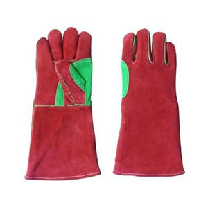 Wholesale Cheap Price Cowhide Split Leather Reinforced <b>Welding</b> <b>Gloves</b> Industrial Safety Hand Protection Firefighting Bbq <b>Gloves</b> - Product Image 6