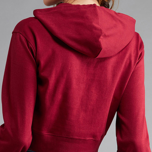 Sudadera con Capucha Larga y Holgada de Estilo Urbano para Mujer, Sudadera con Capucha de Invierno de Punto y Felpa - Product Image 6